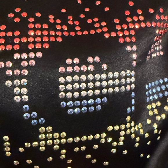 Coach Holiday Poppy Tote with Multicolor Bling Rivets LIMITED EDITION - Picture 14 of 16